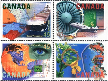Canada #1595-98 Technology MNH